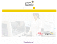 Tablet Screenshot of clearbridgebiomedics.com